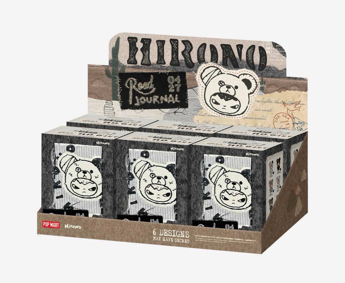Pop Mart Hirono Road Journal Series Plush Blind Box - Confirmed BNIB