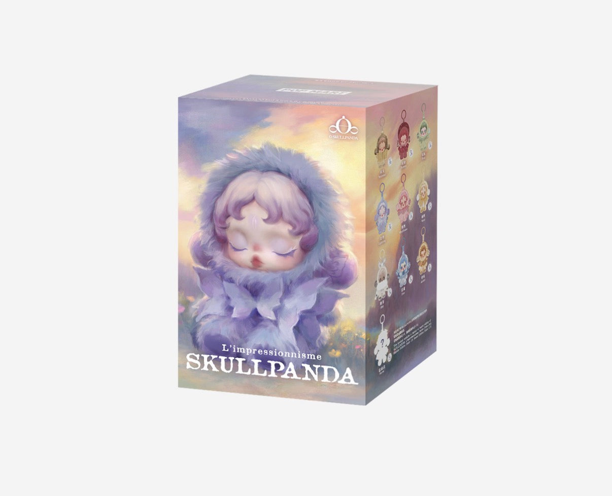 Impressionism Skull Panda Series Plush Doll