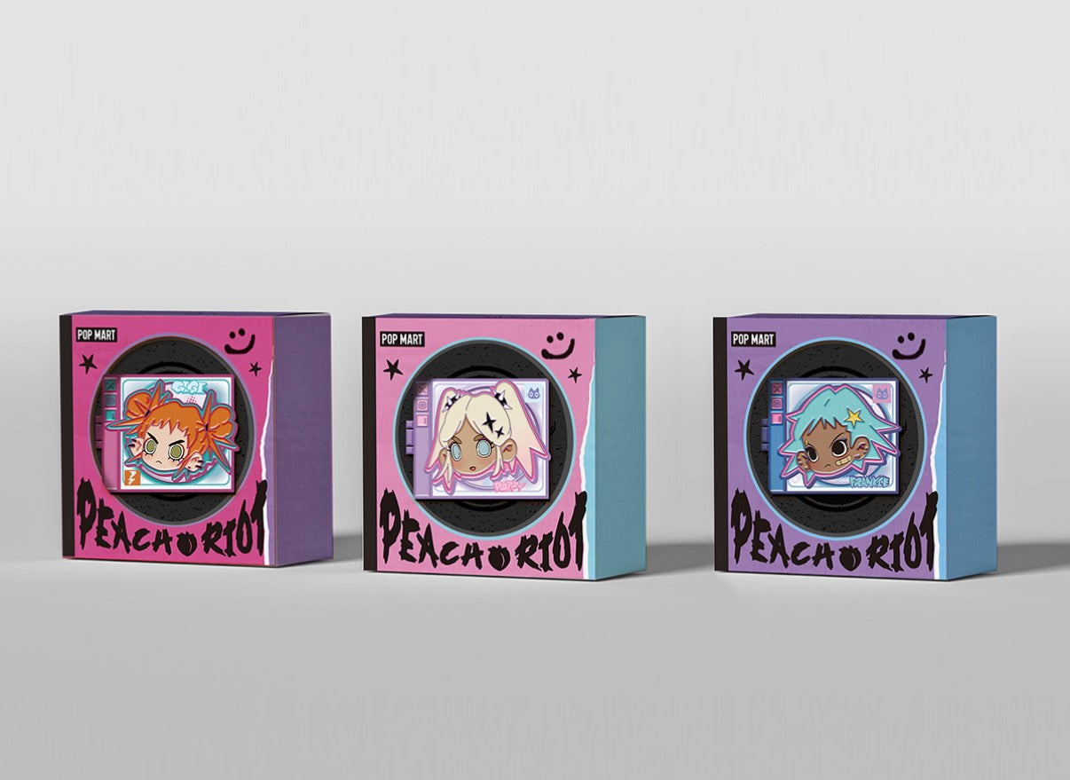 Peach Riot Loading Series Pin - Frankie