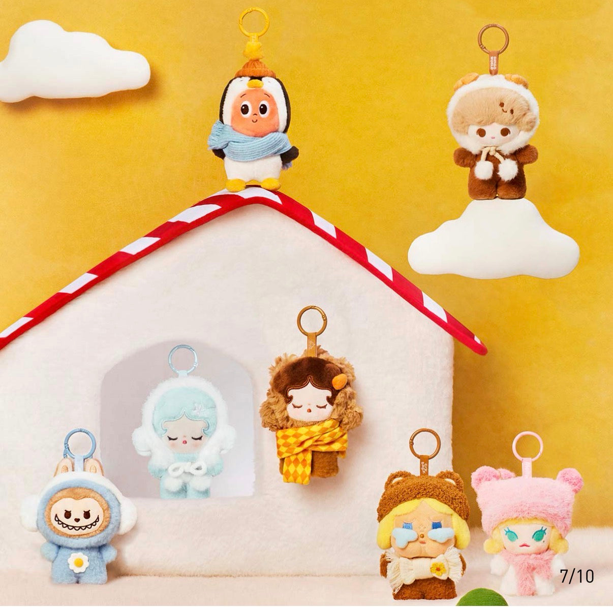 Fluffy and Cozy Pop Bean Plush Pendant Blind Box