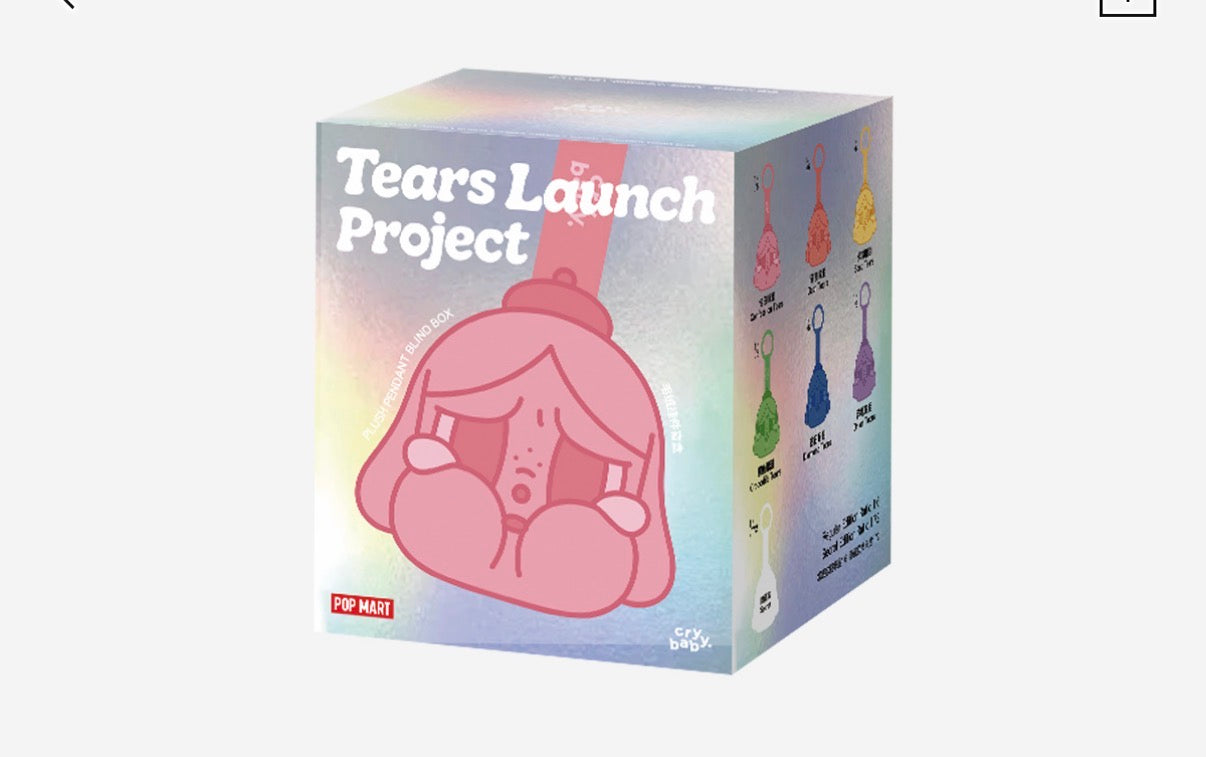POP MART crybaby, tears launch project, plush pendant, blind box brand new sealed