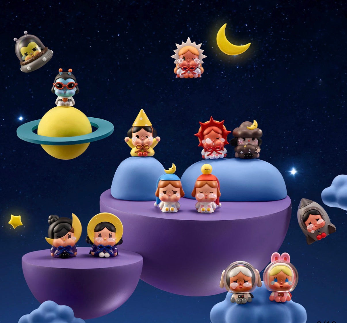 Crybaby Crying to the Moon Mini Figure - Pop Mart