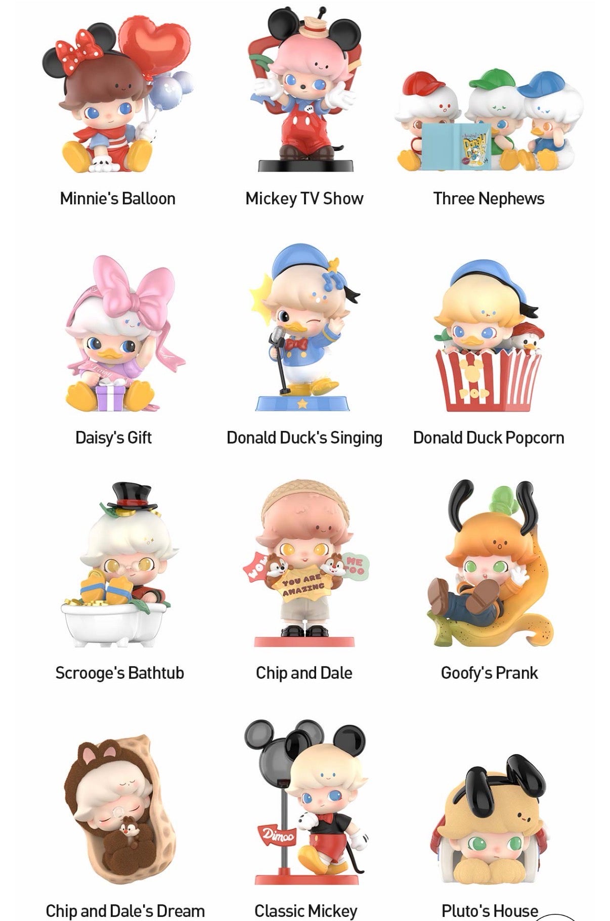 Disney Dimoo World Disney Series - Figures- POP MART