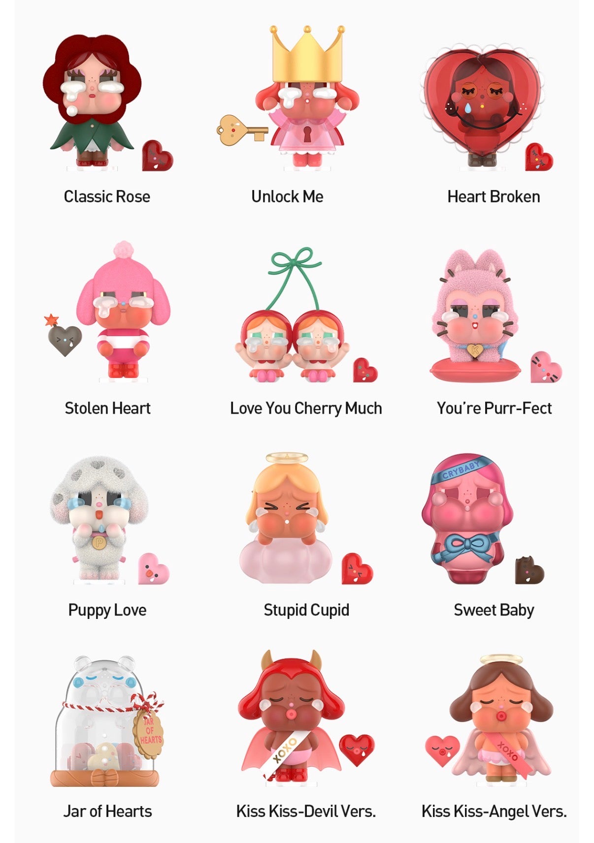 POP MART Crybaby Crying for Love Series Figure