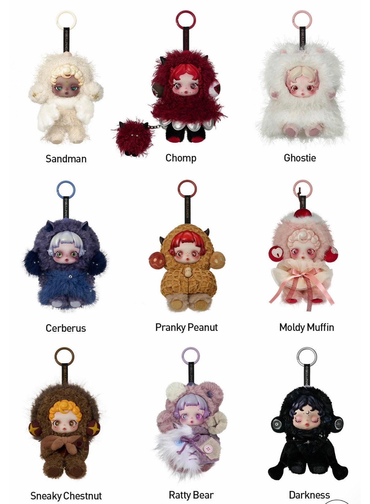 Skull Panda You Found Me Series Plush Pendant