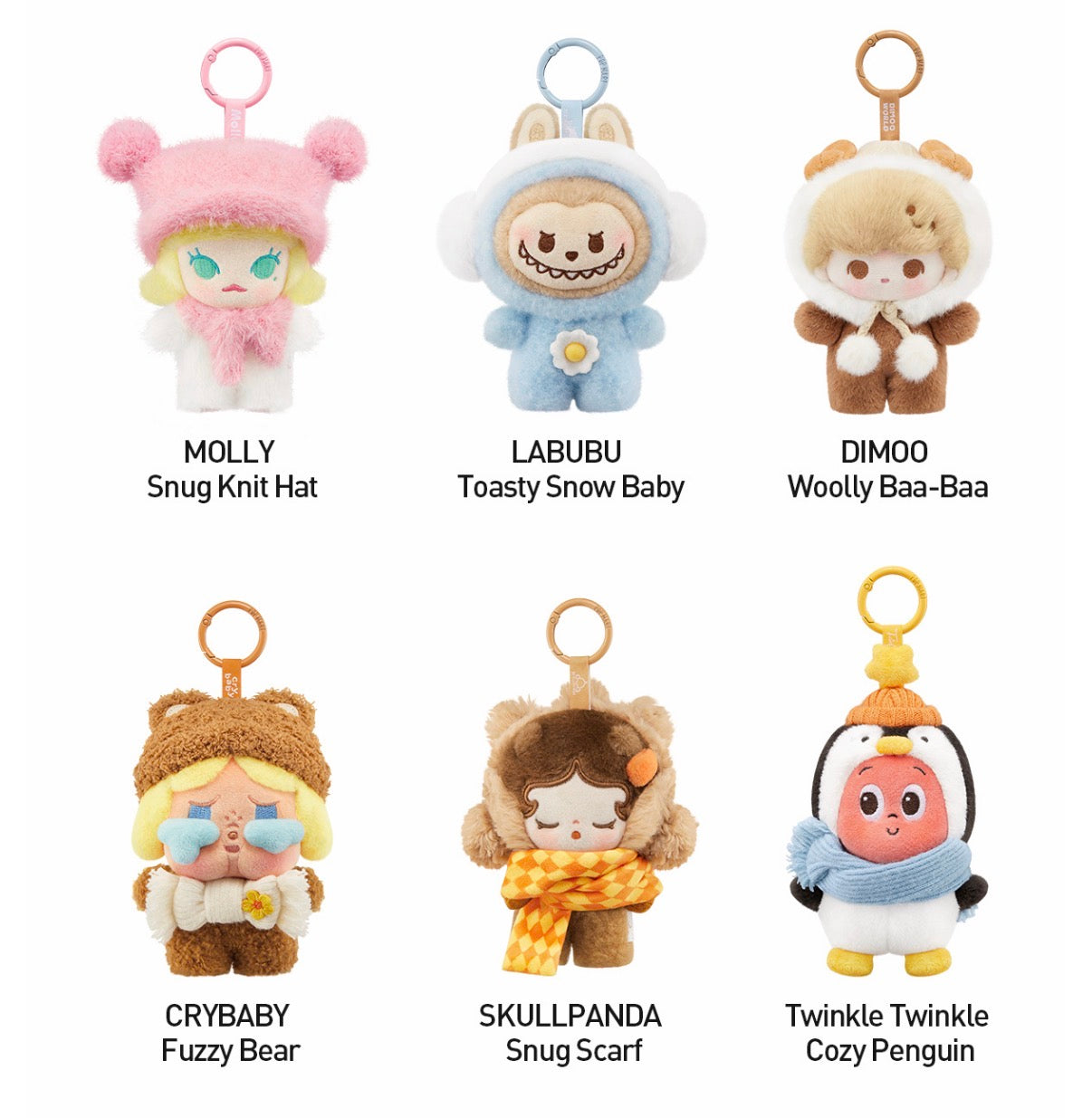 Fluffy and Cozy Pop Bean Plush Pendant Blind Box