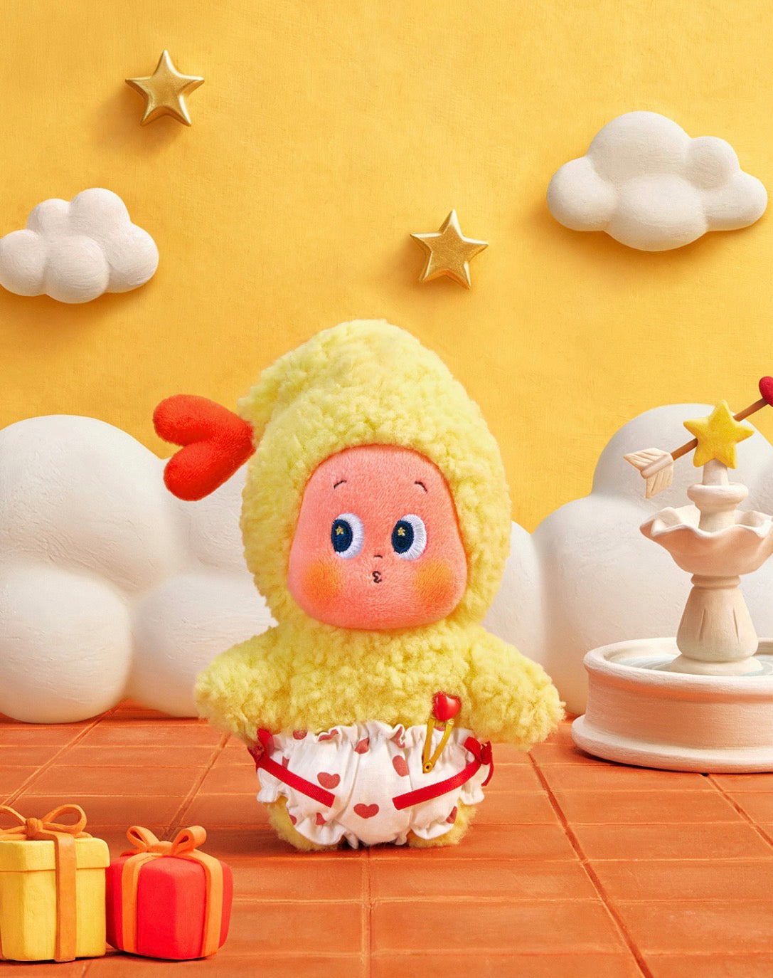 Twinkle Twinkle Crush on You - Nerdy Cupid Plush Pendant BNIB