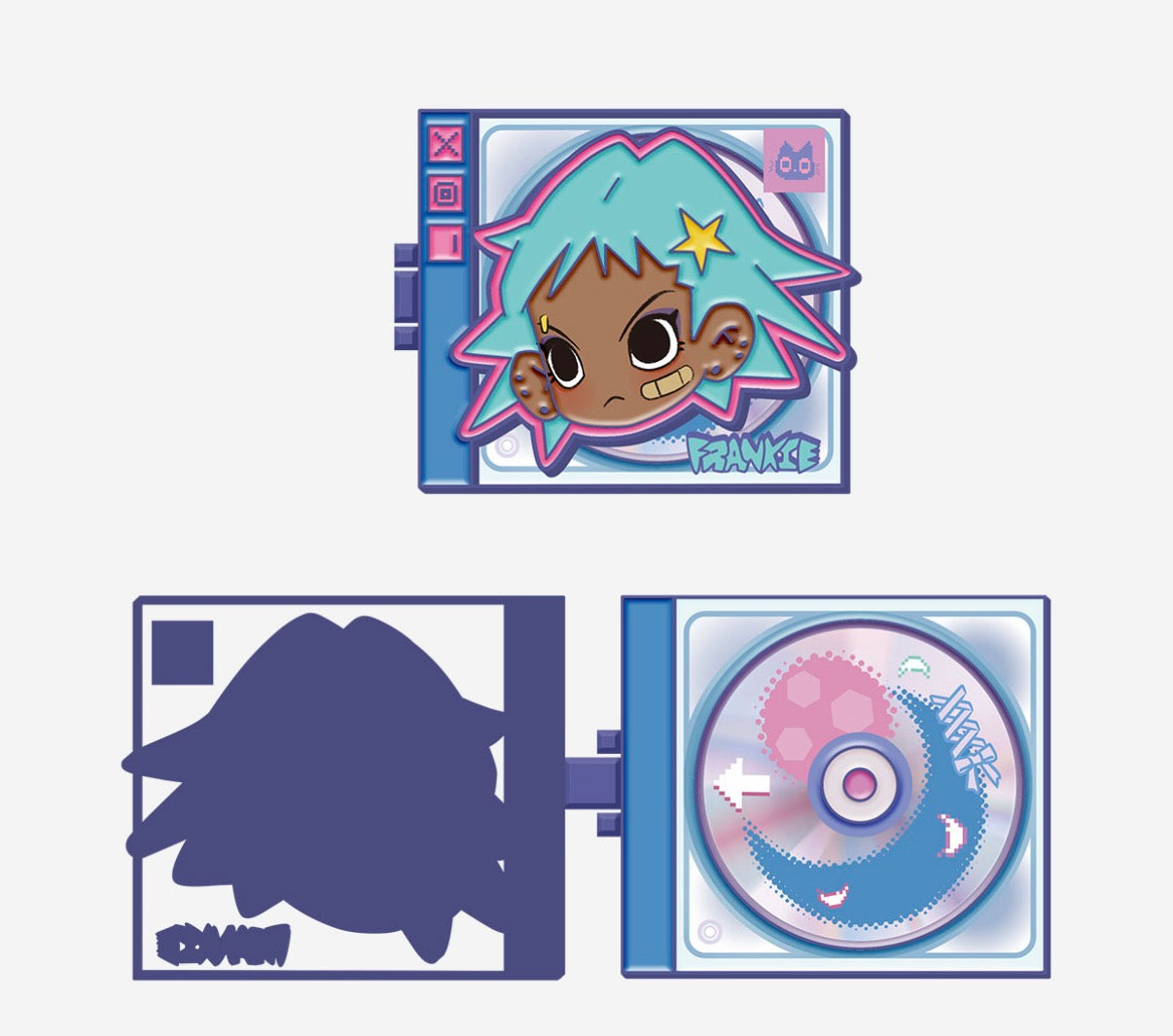Peach Riot Loading Series Pin - Frankie