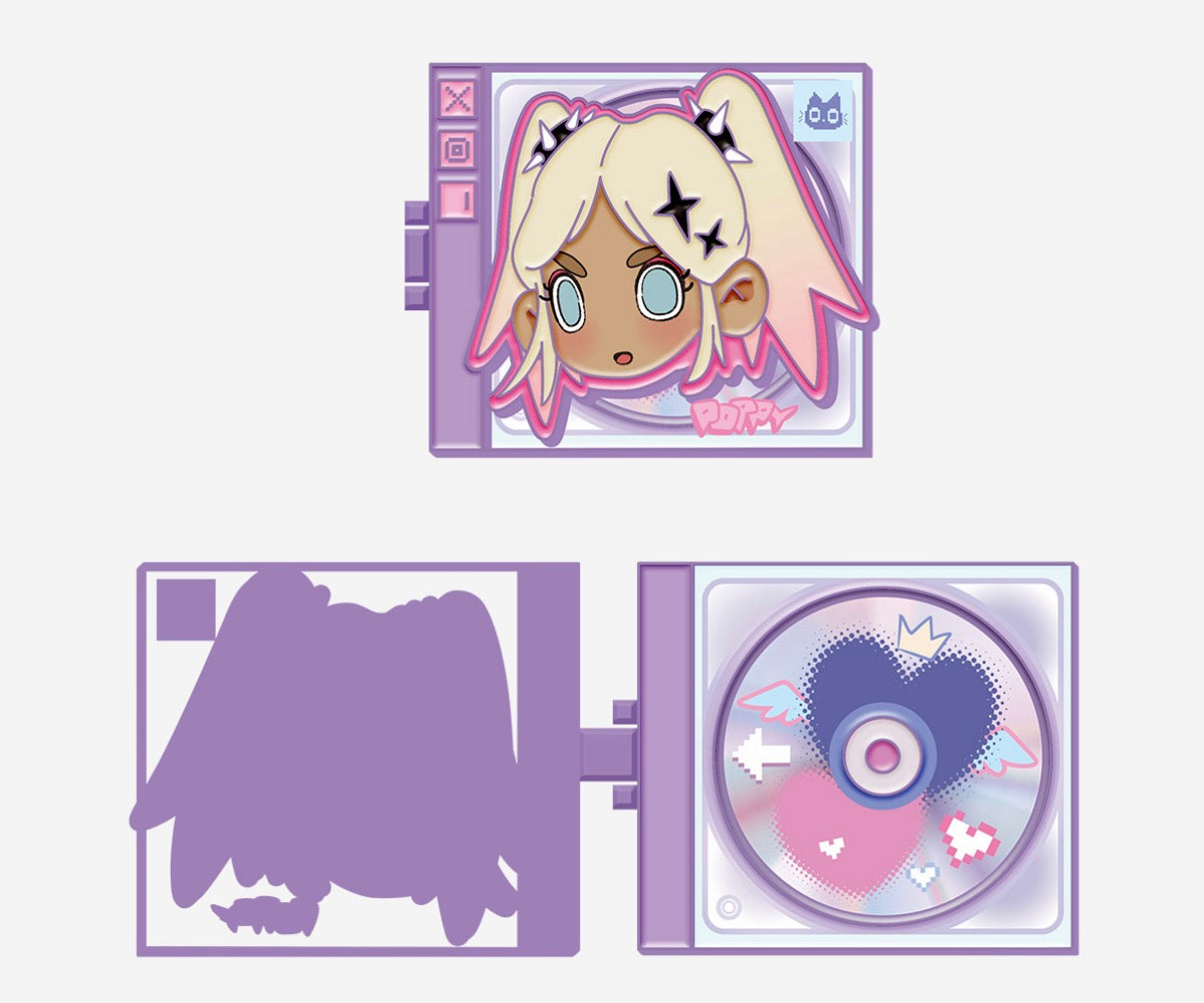 Peach Riot Loading Series Pin - Poppy